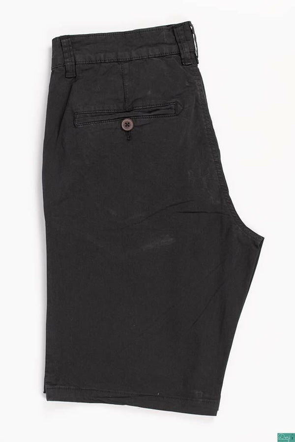 Men’s Casual Shorts with pockets in chino Black.