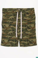 Men’s Comfortable stylish, Casual Shorts are with pockets and elastic drawstring waist in Army camouflage print.
