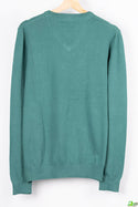 Men's V neck loose fit full sleeve soft light sweater