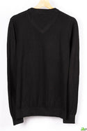 Men's V neck loose fit full sleeve soft light sweater