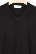 Men's V neck loose fit full sleeve soft light sweater