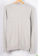 Men's V neck loose fit full sleeve soft light sweater
