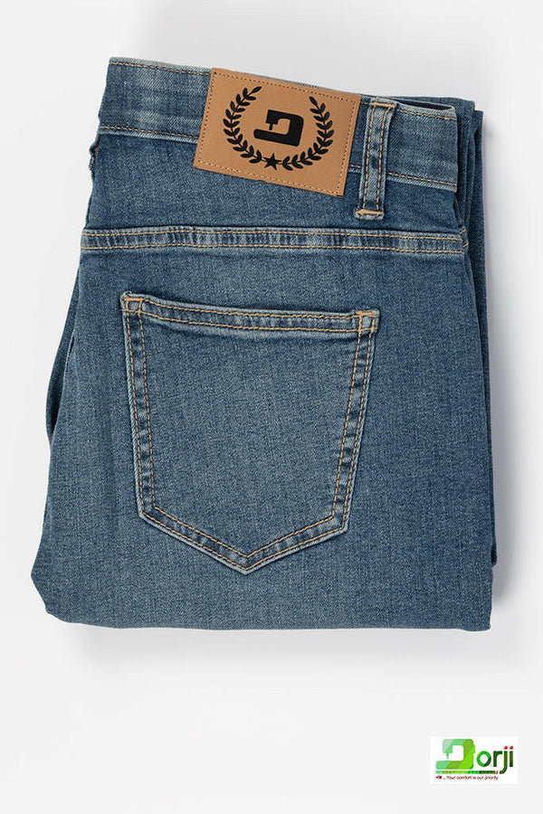 Men's Slim fit Jeans Pants in Denim Dark Blue