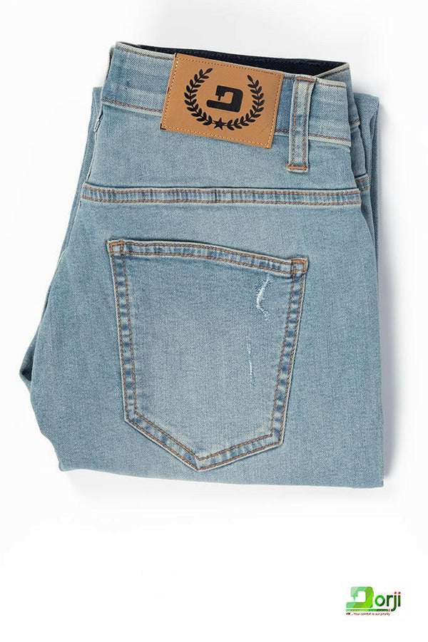Men's regular fit Denim Jeans in Fade Blue