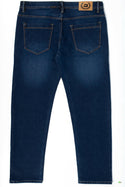 Men's regular fit Denim Jeans in Darkest Blue.