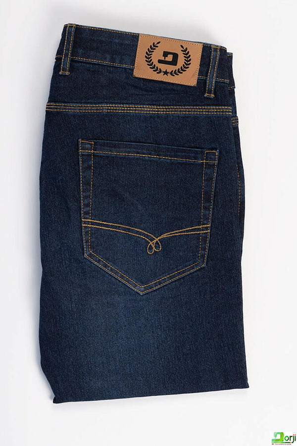 Men's slim fit Jeans Pants in various shades of Denim Blue.