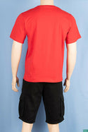 Men’s round neck regular fit short sleeve T-shirts.