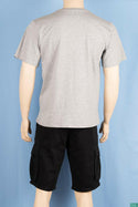 Men’s round neck regular fit short sleeve T-shirts.