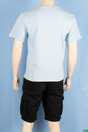 Men’s round neck regular fit short sleeve T-shirts.