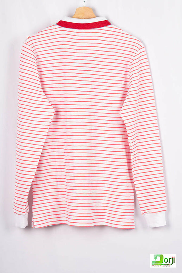 Men's Striped Polo - Dorji