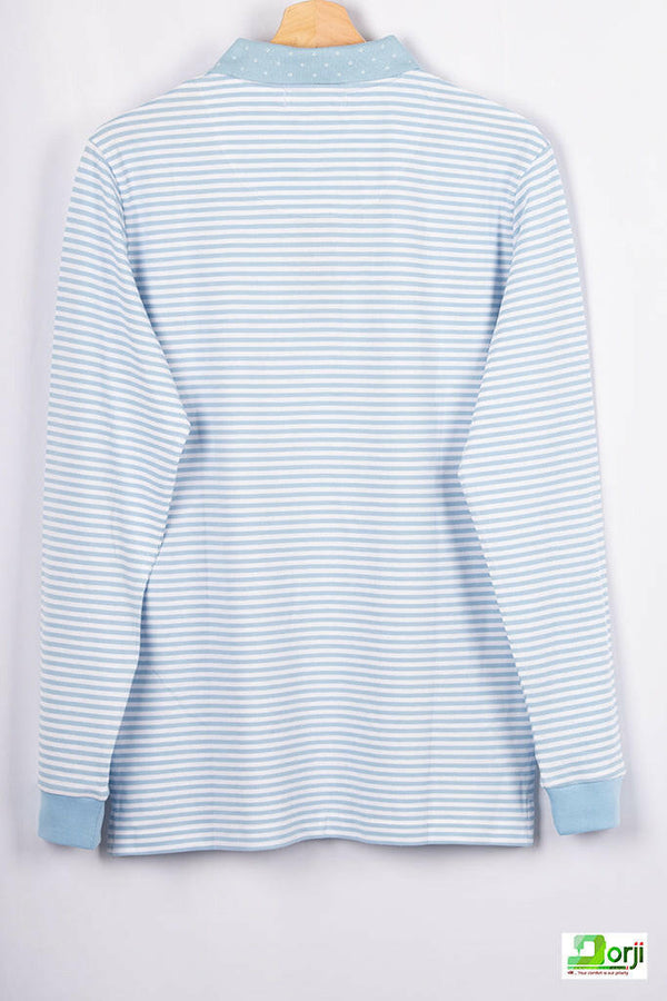 Men's Striped Polo - Dorji