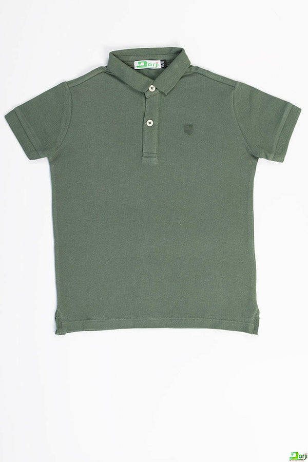 Boy's short sleeve regular fit polo