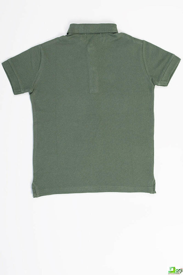 Boy's short sleeve regular fit polo