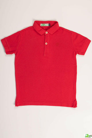 Boy's short sleeve regular fit polo