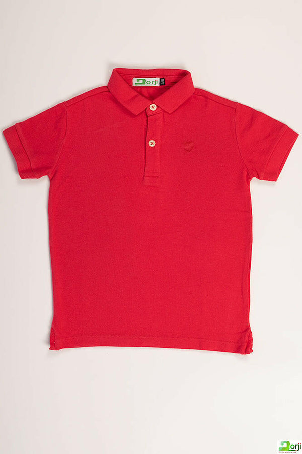 Boy's short sleeve regular fit polo