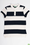 Boy's short sleeve slim fit Stripe polo