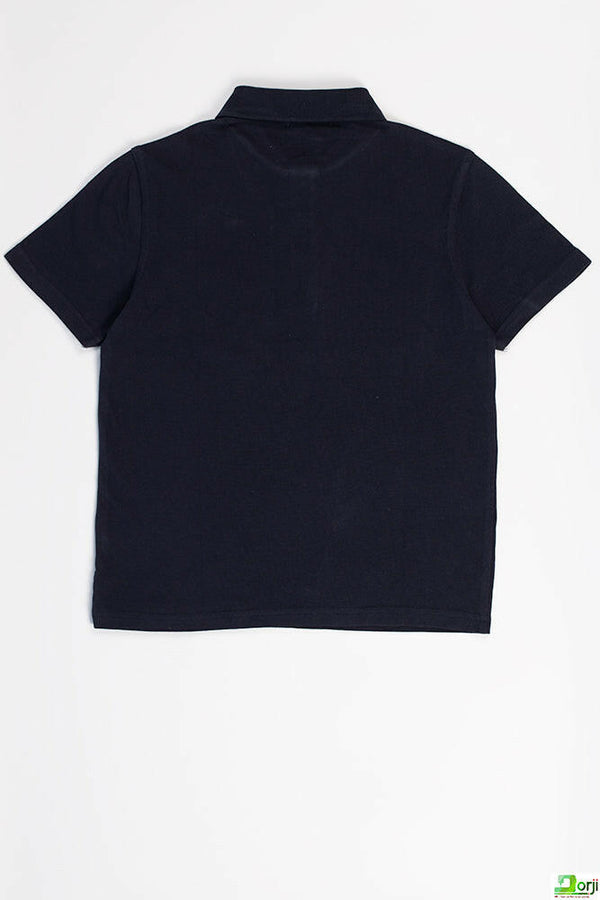 Boy's short sleeve slim fit polo