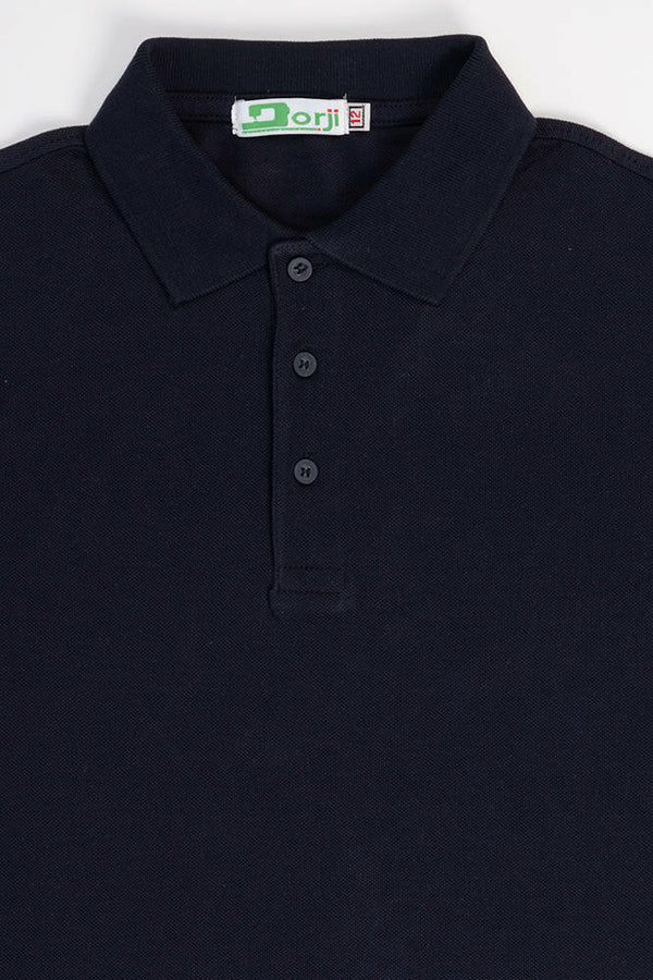 Boy's short sleeve slim fit polo
