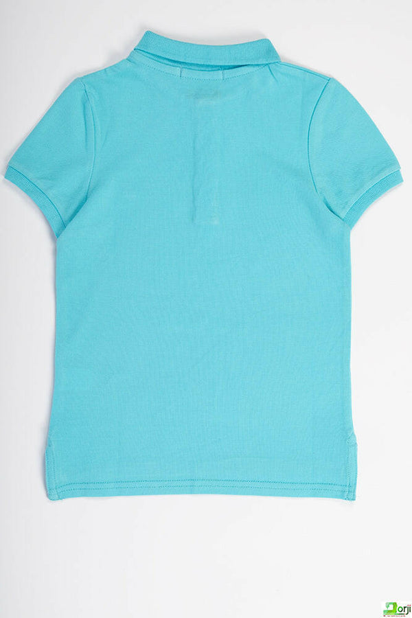 Boy's short sleeve slim fit polo