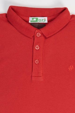 Boy's short sleeve slim fit polo