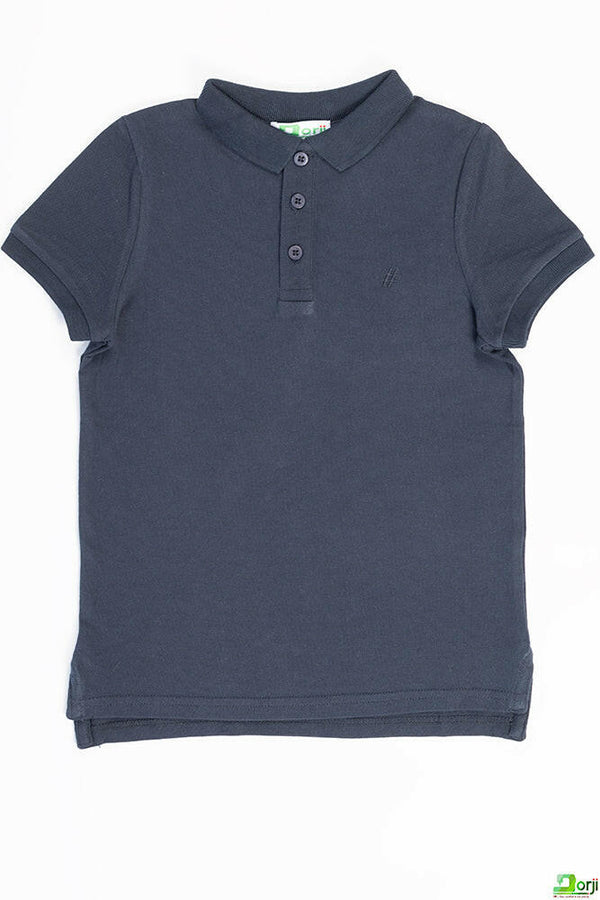Boy's short sleeve slim fit polo