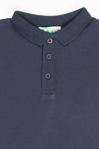 Boy's short sleeve slim fit polo