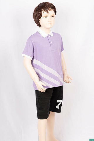 Boy's half sleeve supremely soft with a cool feel regular fit Polo