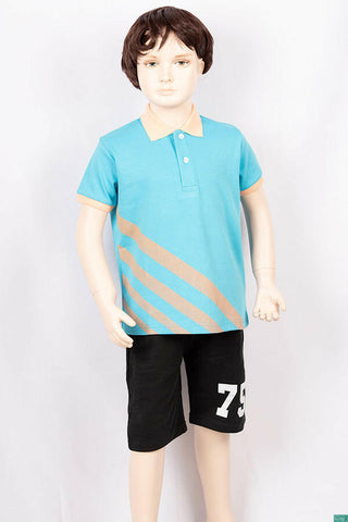 Boy's half sleeve supremely soft with a cool feel regular fit Polo