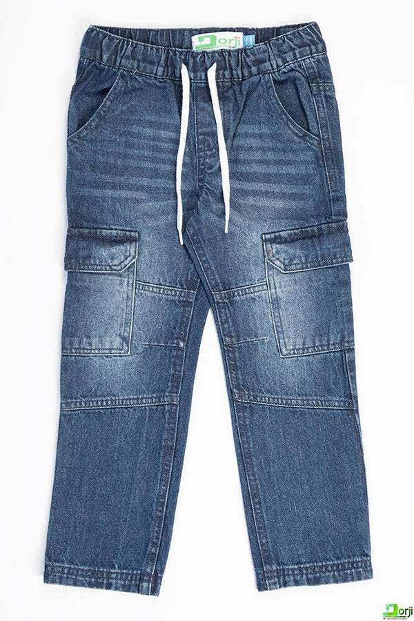 Boys stylish casual fit Denim Trouser with pocket.