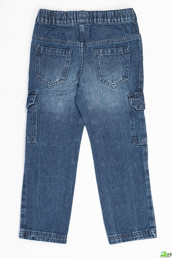 Boys stylish casual fit Denim Trouser with pocket.