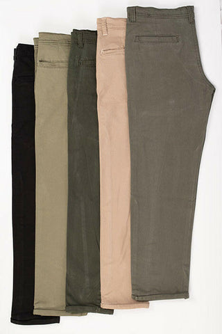 Boy’s regular fit full length Chino Pants with pockets.