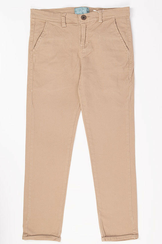Boy’s regular fit full length Chino Pants with pockets.