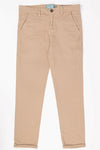 Boy’s regular fit full length Chino Pants with pockets.