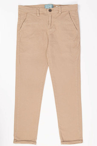 Boy’s regular fit full length Chino Pants with pockets.