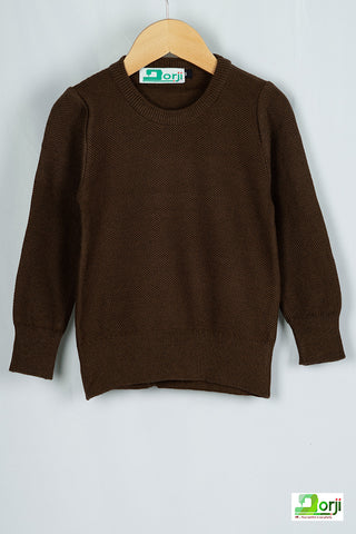 Buy coffee Boy&#39;s Slim fit full sleeve Sweater