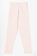 Girl's Full-Length Baby Pink Leggings