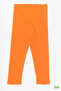 Girl's Full-Length Orange Leggings