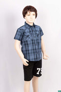 Boy’s half sleeve regular fit Shirt with two fashionable pockets in the front.