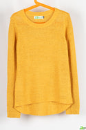 Girl's crew neck casual fit full sleeve Chunky knit sweater