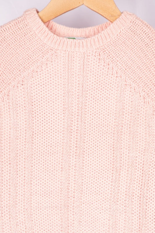 Girl’s full sleeve slim fit round neck knitted sparkle sweater in various colours. A very beautifully knitted comfortable sweater with 65% cotton & 35% polyester. Suitable for Winter and Spring.