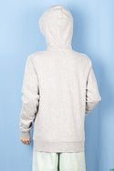 Girl's full sleeve casual fit hoodie with pockets.