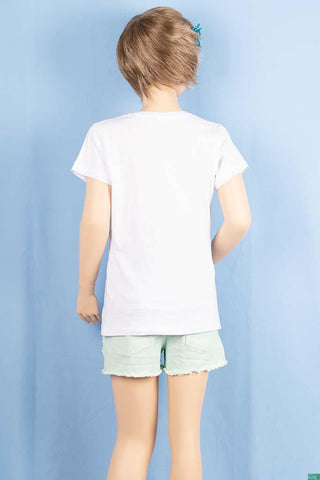 White T-Shirts for Girls