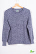 Ladies full sleeve round neck loose fit winter pullover.