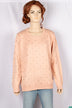 Ladies full sleeve Round neck casual fit polka dot sweaters.