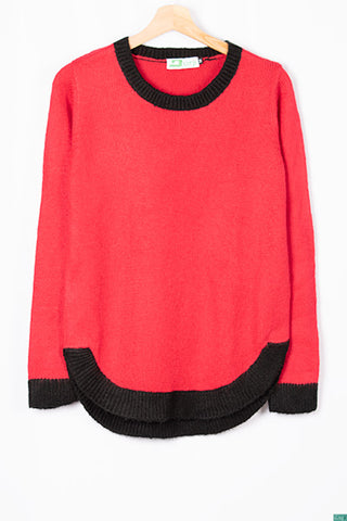 Buy red Ladies Full Sleeve Sweater