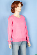 Ladies full sleeve crew neck Baggy style loose fit knitwear.