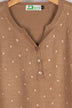 Ladies Full sleeve Casual fit Golden Polka Dot Knitwear