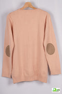 Ladies full sleeve Casual fit Knitwear in Baby Pink and Grey colours.