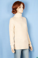 Ladies full sleeve high neck casual fit sweater. 