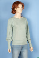 Ladies baggy full sleeve round neck Casual fit glittery light knitwear